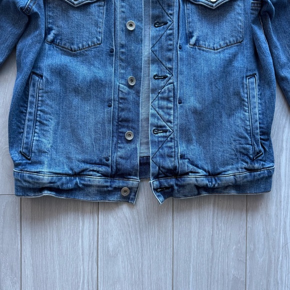 Rag & Bone Definitive Jean Jacket Blue Fire Island Size Small - Picture 7 of 15